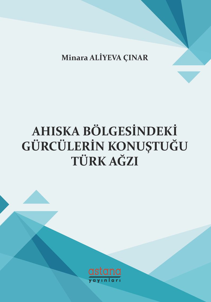 Ahıska Bölgesindeki Gürcülerin Konuştuğu Türk Ağzı kitap kapağı