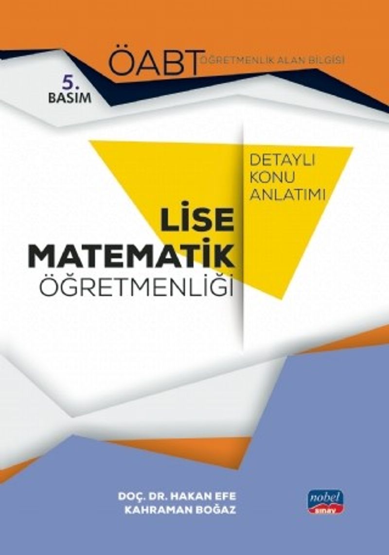2021 ÖABT Lise Matematik Öğretmenliği Detaylı Konu Anlatımı kitap kapağı