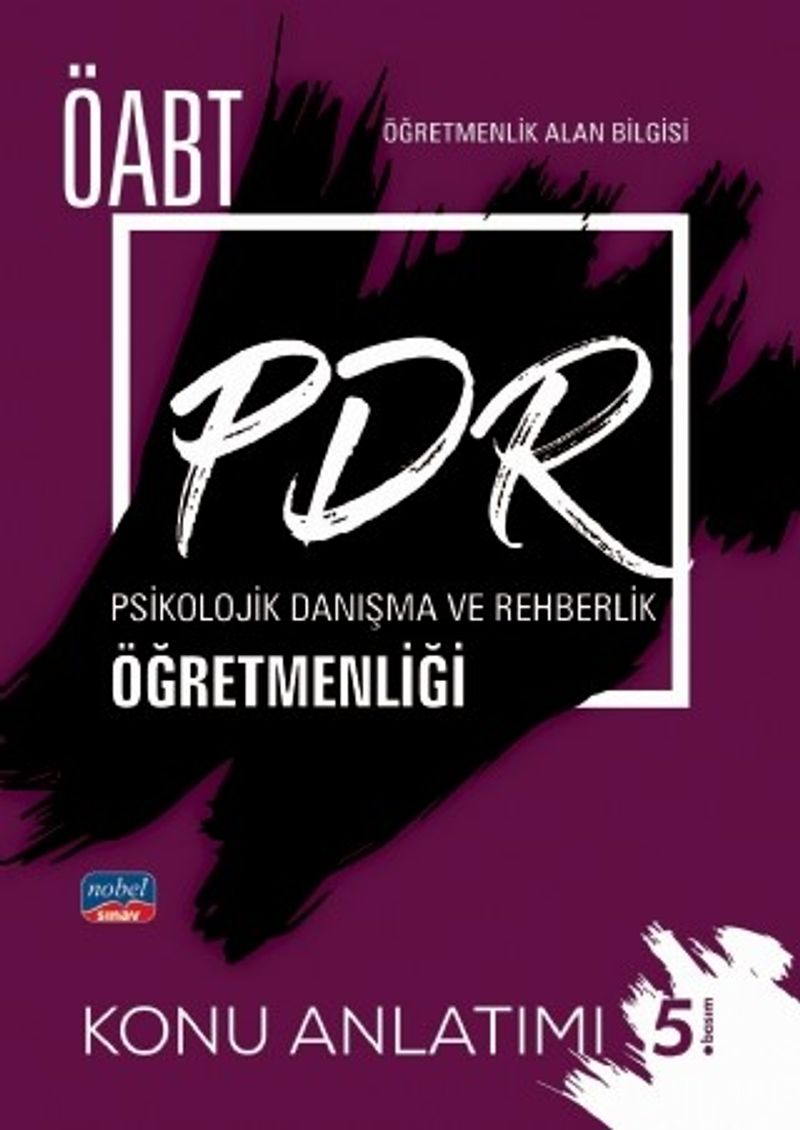 2021 ÖABT PDR Psikolojik Danışma ve Rehberlik Öğretmenliği Detaylı Konu Anlatımı kitap kapağı