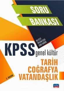 KPSS Genel Kültür - Tarih - Coğrafya - Vatandaşlık Soru Bankası kitap kapağı