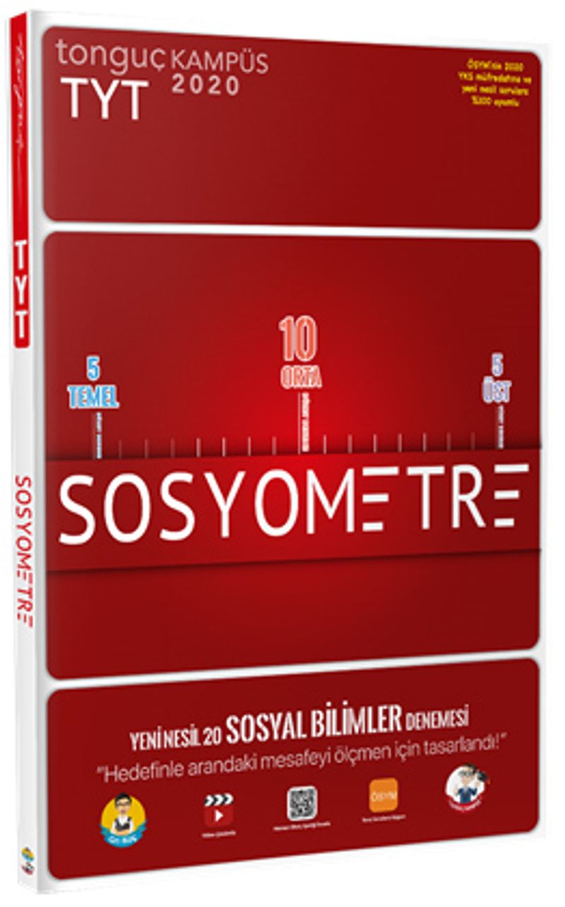 TYT Sosyometre Yeni Nesil 10 Sosyal Bilimler Denemesi kitap kapağı