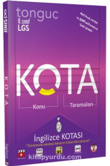 8. Sınıf LGS Kota Denemeleri İngilizce Kotası kitap kapağı