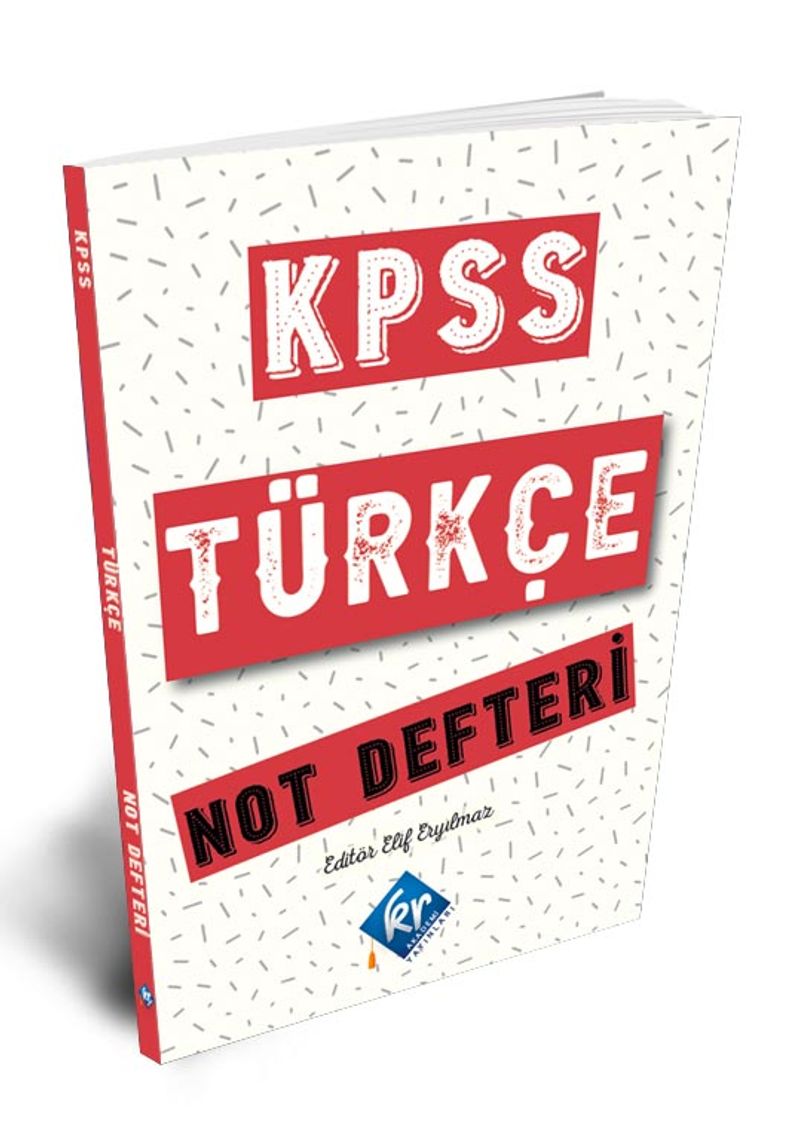 2021 KPSS Türkçe Konu Anlatımlı Not Defteri kitap kapağı