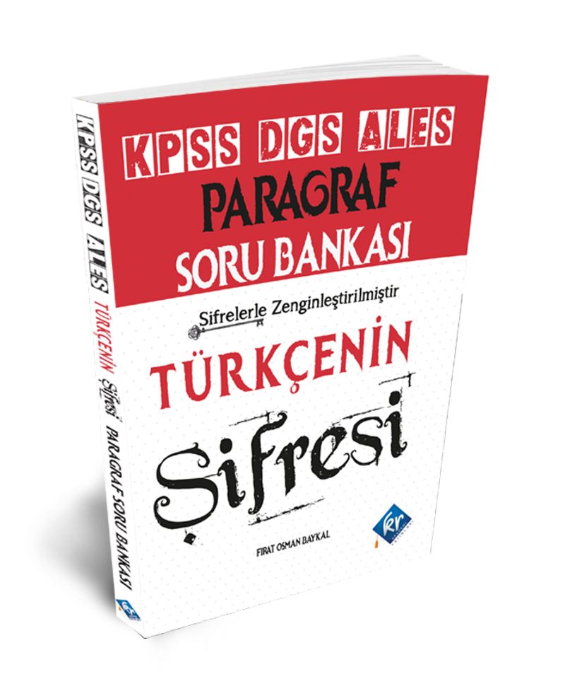 2021 KPSS ALES DGS Türkçenin Şifresi Paragraf Soru Bankası kitap kapağı