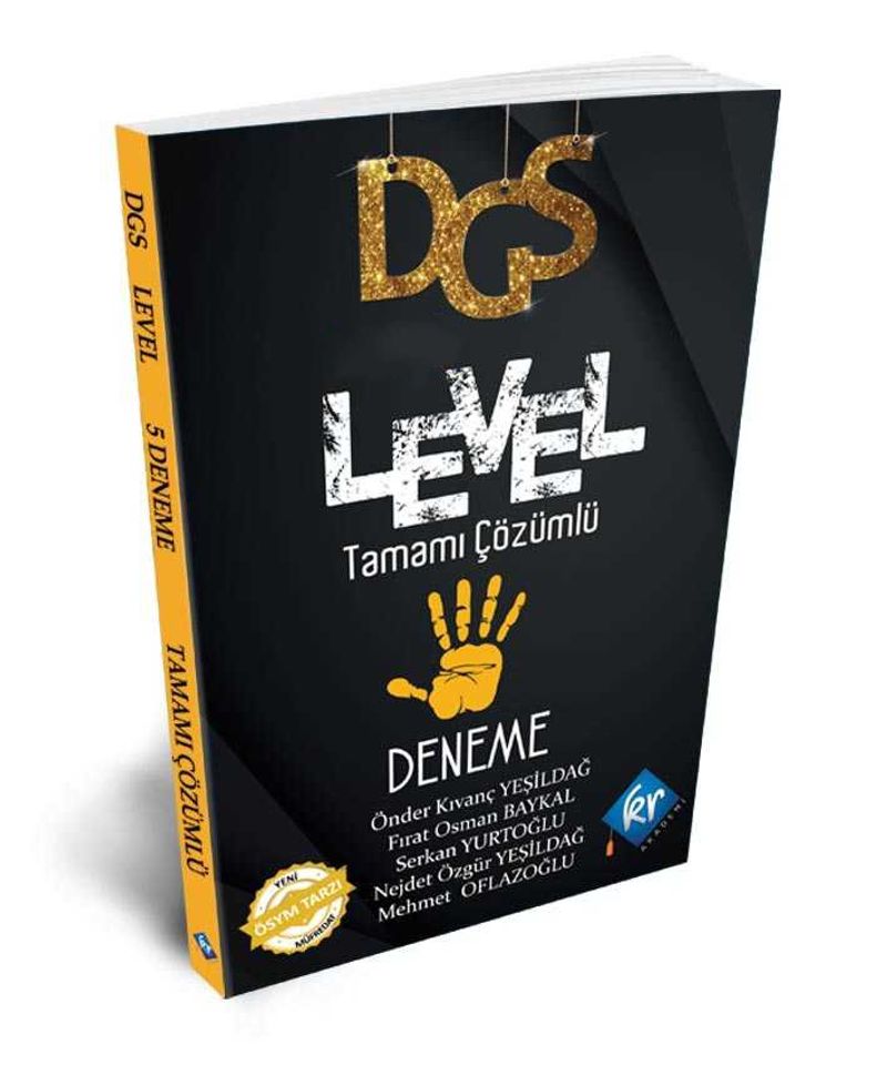 2022 DGS Level Çözümlü 5 Deneme kitap kapağı