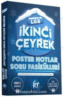 LGS İkinci Çeyrek Poster Notlar Soru Fasikülleri kitap kapağı