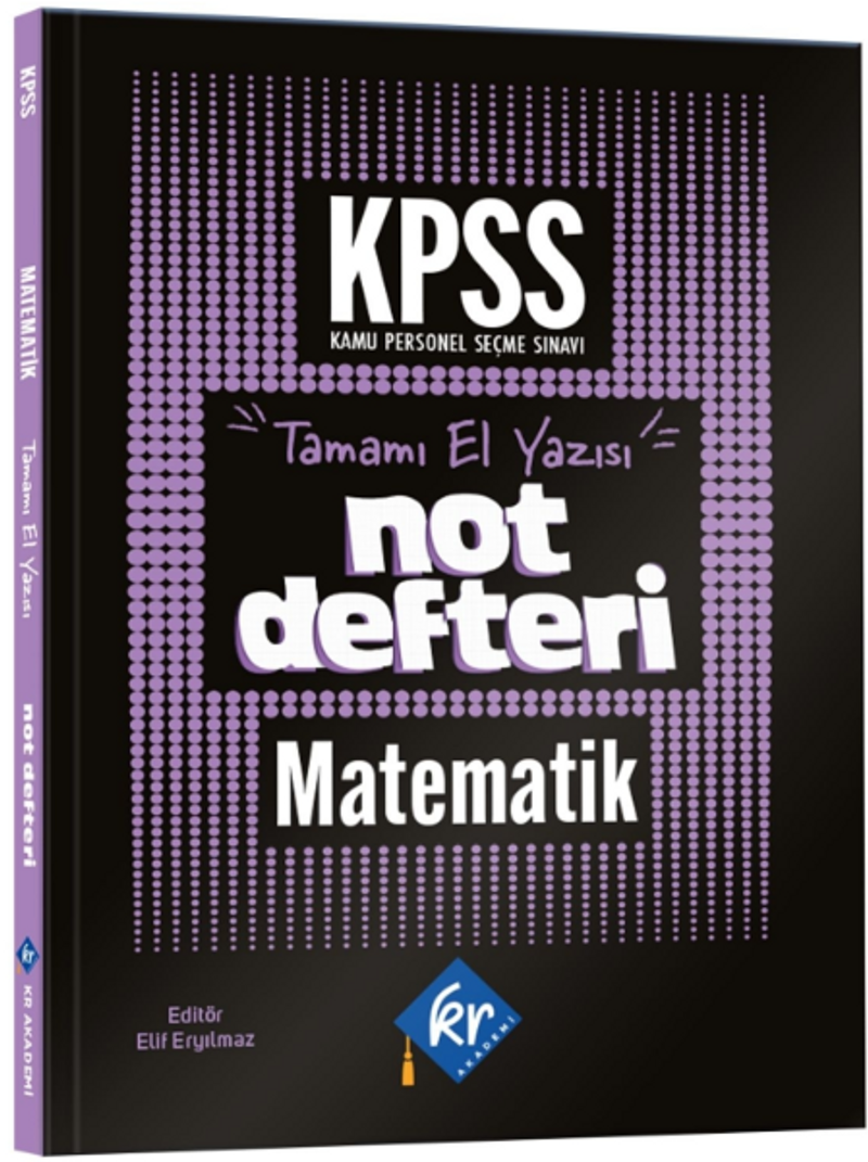 KPSS Matematik Konu Anlatımı Not Defteri kitap kapağı