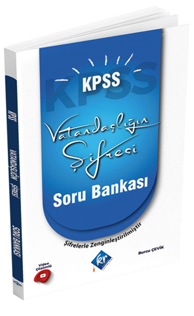 2022 KPSS Vatandaşlığın Şifresi Soru Bankası Video Çözümlü kitap kapağı