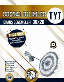TYT Sosyal Bilimler 30x20 Branş Denemeleri kitap kapağı
