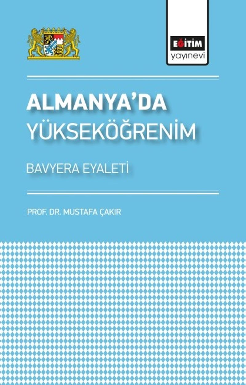 Almanya'da Yükseköğrenim Bavyera Eyaleti kitap kapağı