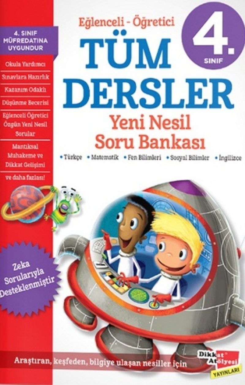4. Sınıf Tüm Dersler Yeni Nesil Soru Bankası kitap kapağı