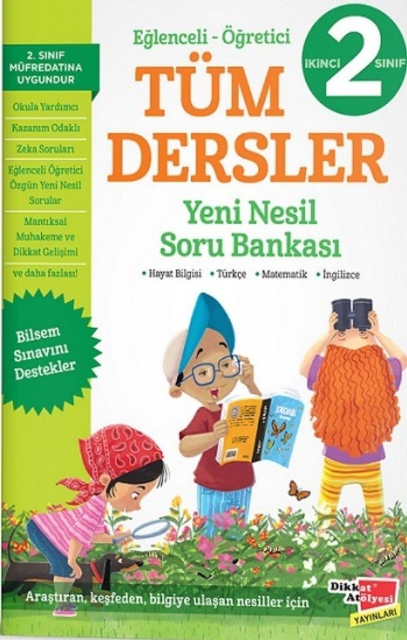 2. Sınıf Tüm Dersler Yeni Nesil Soru Bankası kitap kapağı