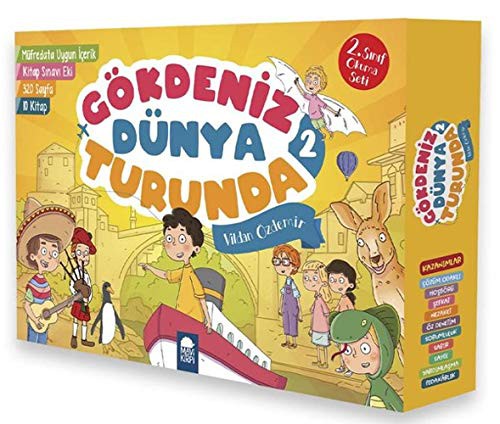 Gökdeniz Dünya Turunda 2 / 2. Sınıf Okuma Seti (10 Kitap) kitap kapağı