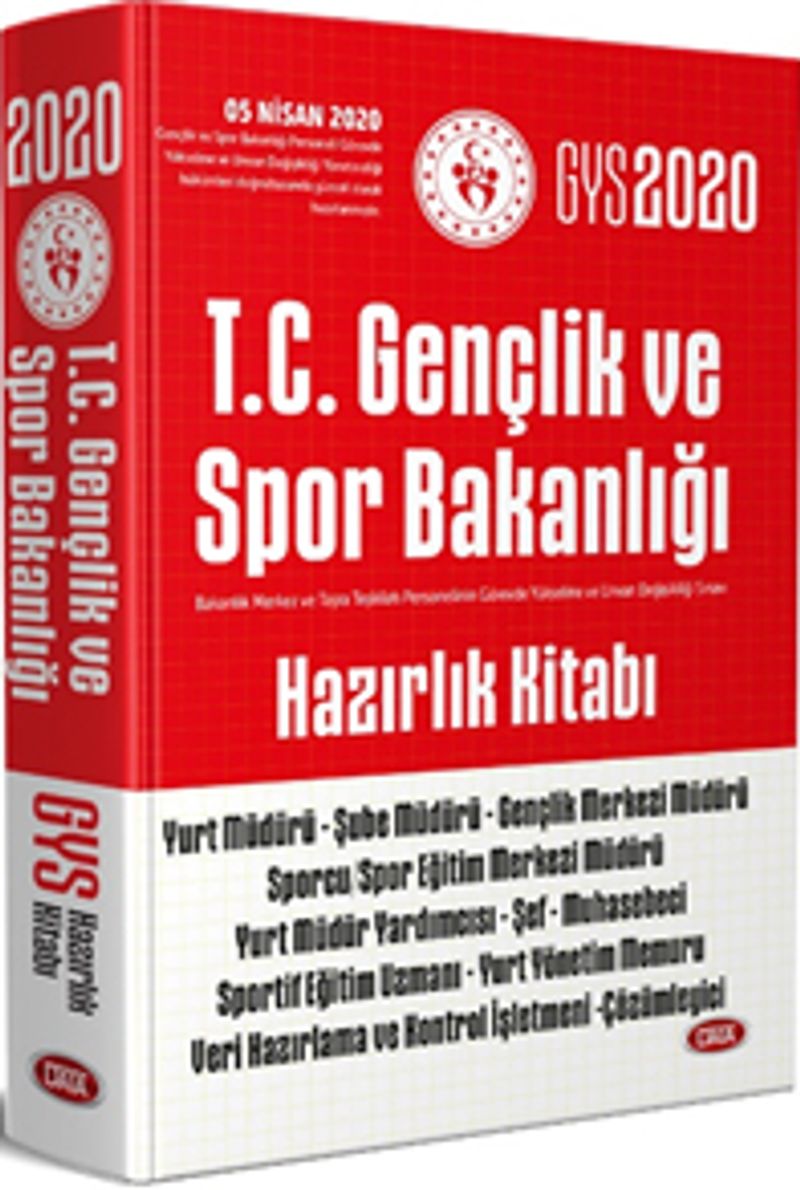 T.C. Gençlik ve Spor Bakanlığı GYS Hazırlık Kitabı kitap kapağı