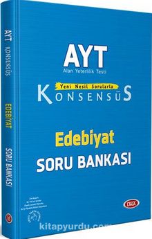 AYT Konsensüs Edebiyat Soru Bankası kitap kapağı