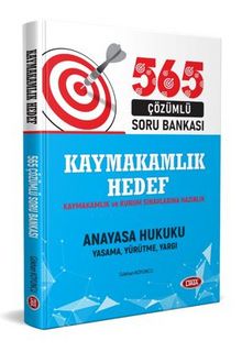 Kaymakamlık Ve Kurum Sınavlarına Hazırlık Anayasa Hukuku 565 Çözümlü Soru Bankası kitap kapağı