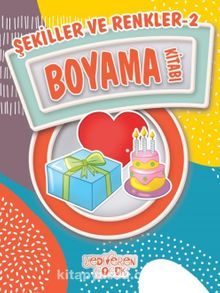 Şekiller ve Renkler 2 Boyama Kitabı kitap kapağı