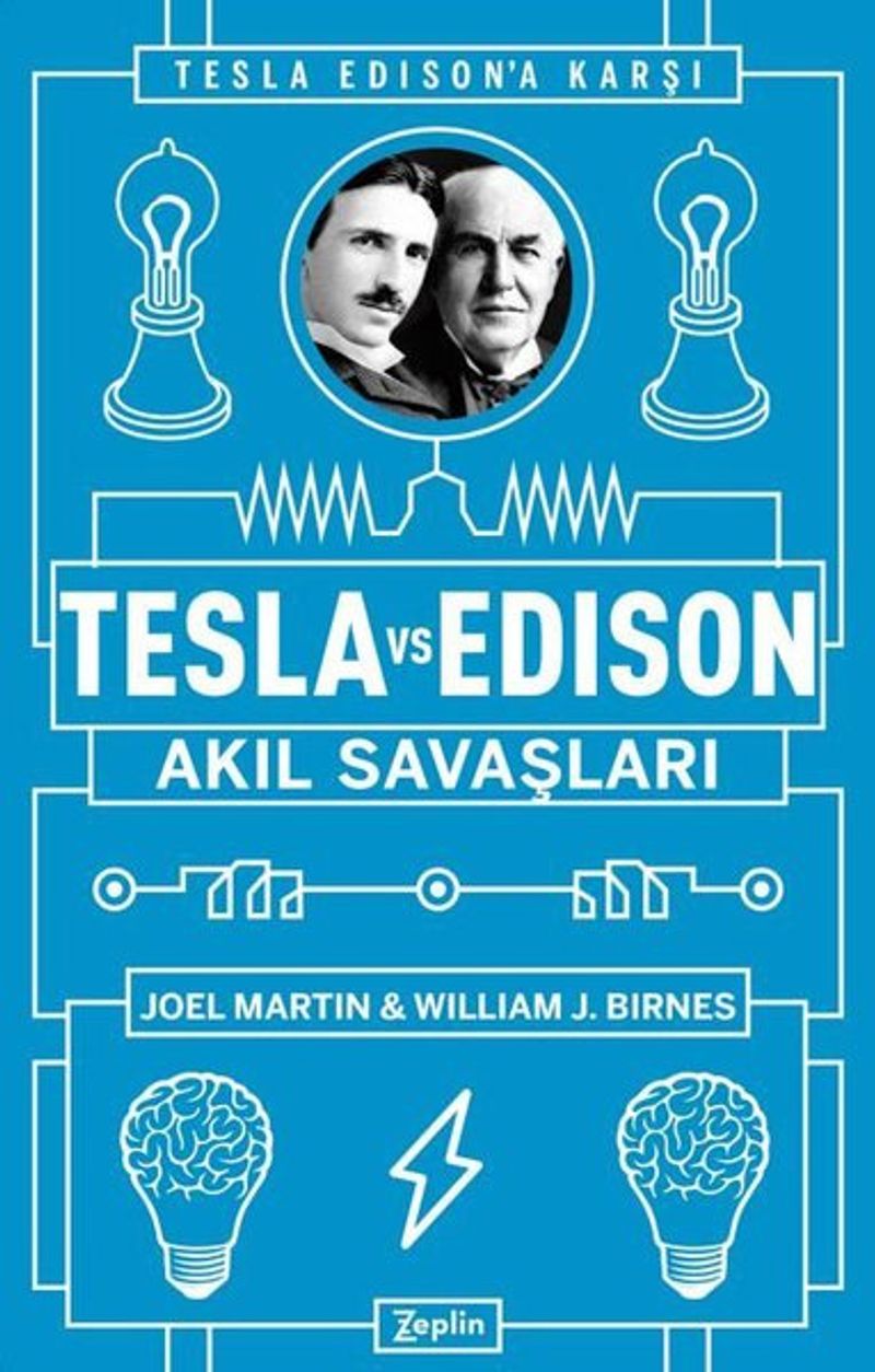 Tesla ve Edison: Akıl Savaşları kitap kapağı