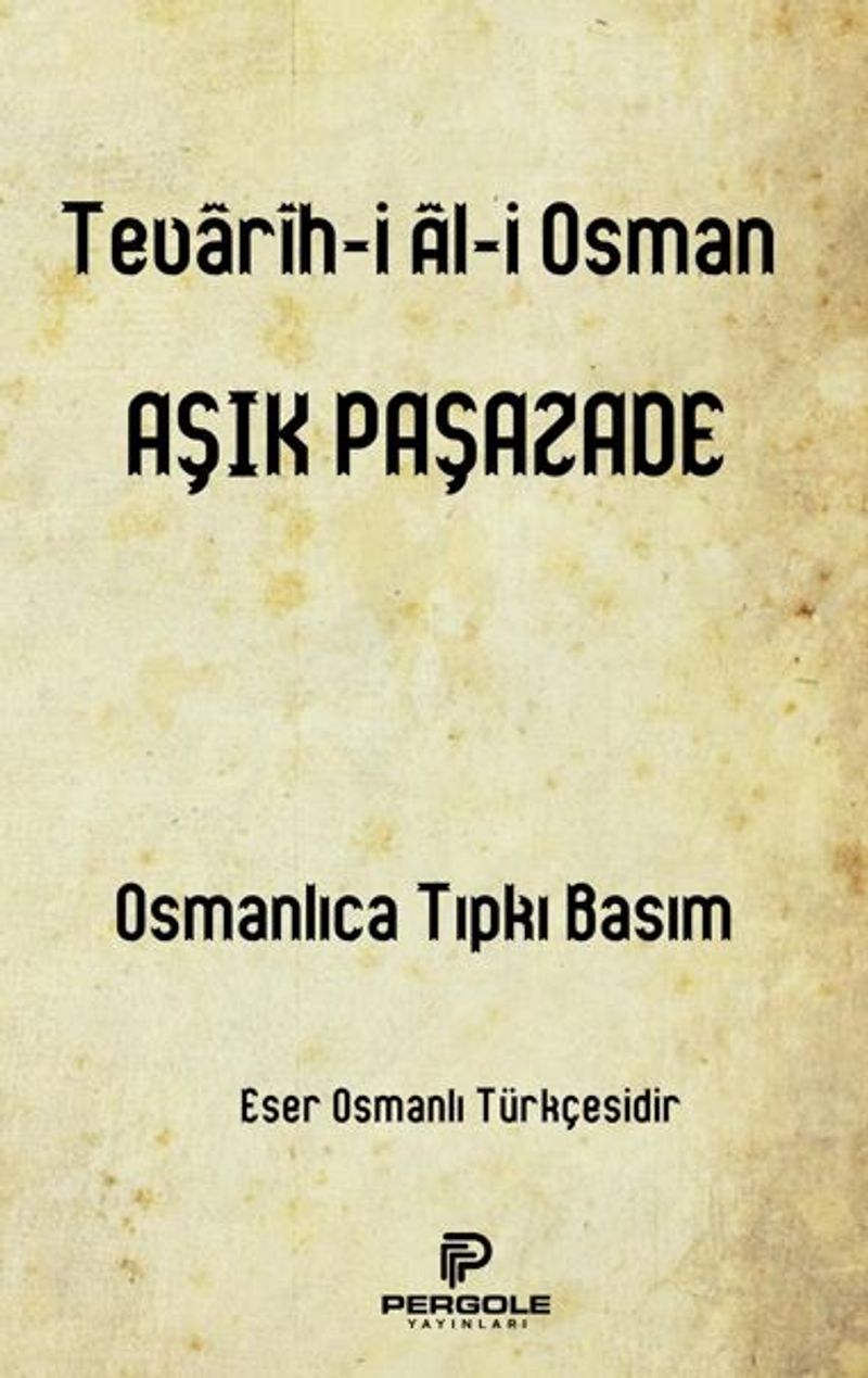 Tevarih-i Ali Osman kitap kapağı
