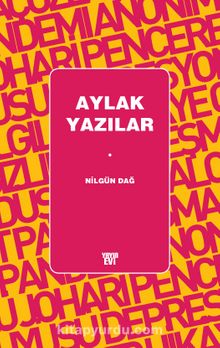 Aylak Yazılar kitap kapağı