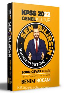 2022 KPSS Genel Kültür Sen Bilirsin Tarih-Coğrafya-Vatandaşlık Soru Cevap Kitabı kitap kapağı