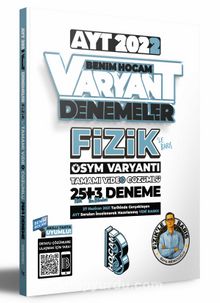 2022 AYT Fizik Tamamı Video Çözümlü 25+3 Deneme Sınavı kitap kapağı