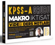 KPSS A Makro İktisat Video Ders Notları kitap kapağı