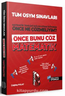ÖSYM Sınavları İçin Önce Bunu Çöz Matematik Soru Bankası kitap kapağı