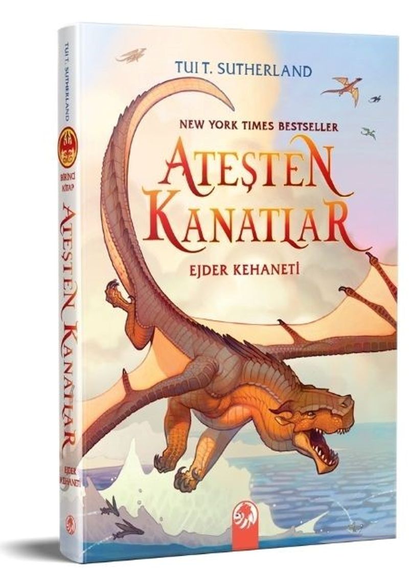 Ateşten Kanatlar I. Cilt Ejder Kehaneti kitap kapağı