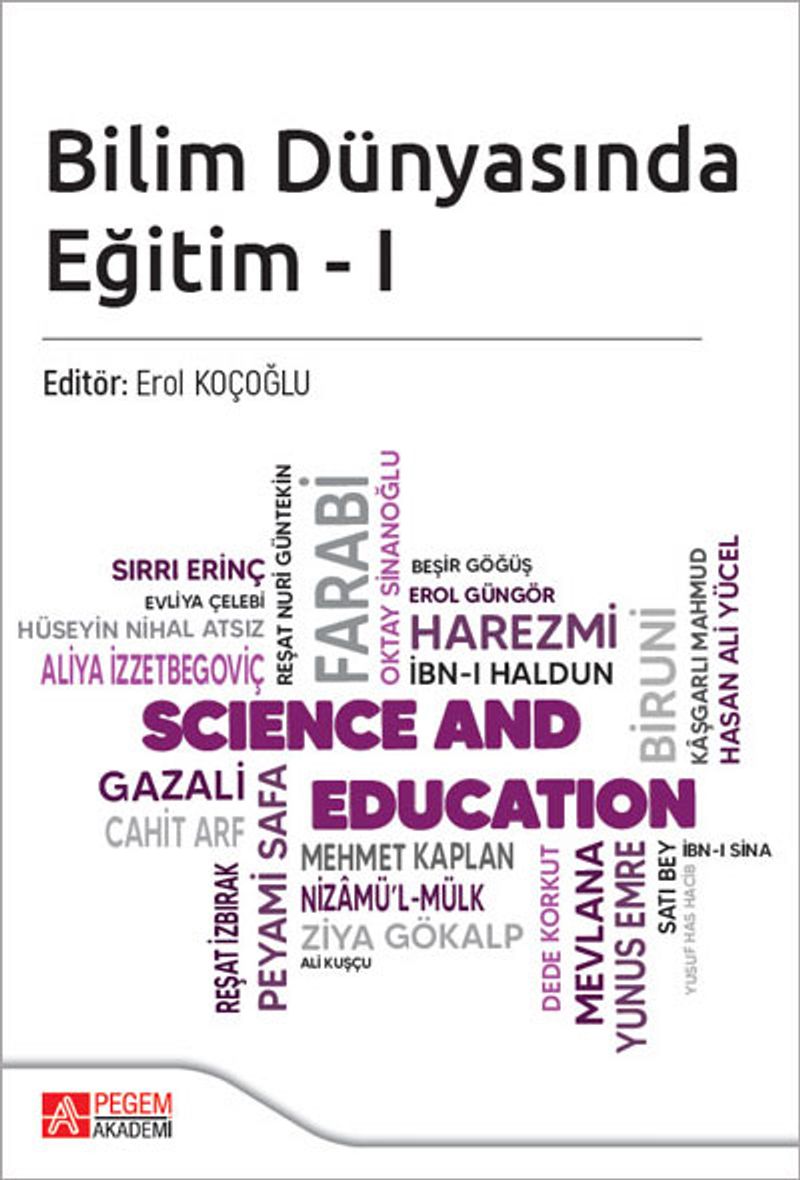 Bilim Dünyasında Eğitim 1 kitap kapağı
