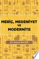 MERİÇ, MEDENİYET VE MODERNİTE kitap kapağı