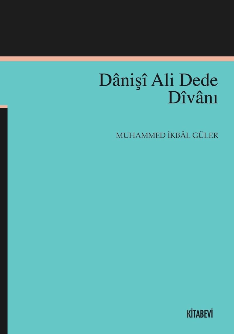 Danişî Ali Dede Dîvanı kitap kapağı