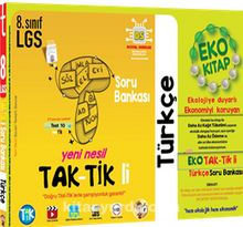 8. Sınıf Türkçe Eko Taktikli Soru Bankası kitap kapağı