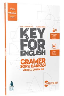 Key for English Gramer Soru Bankası kitap kapağı