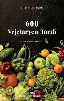 600 Vejetaryen Tarifi kitap kapağı