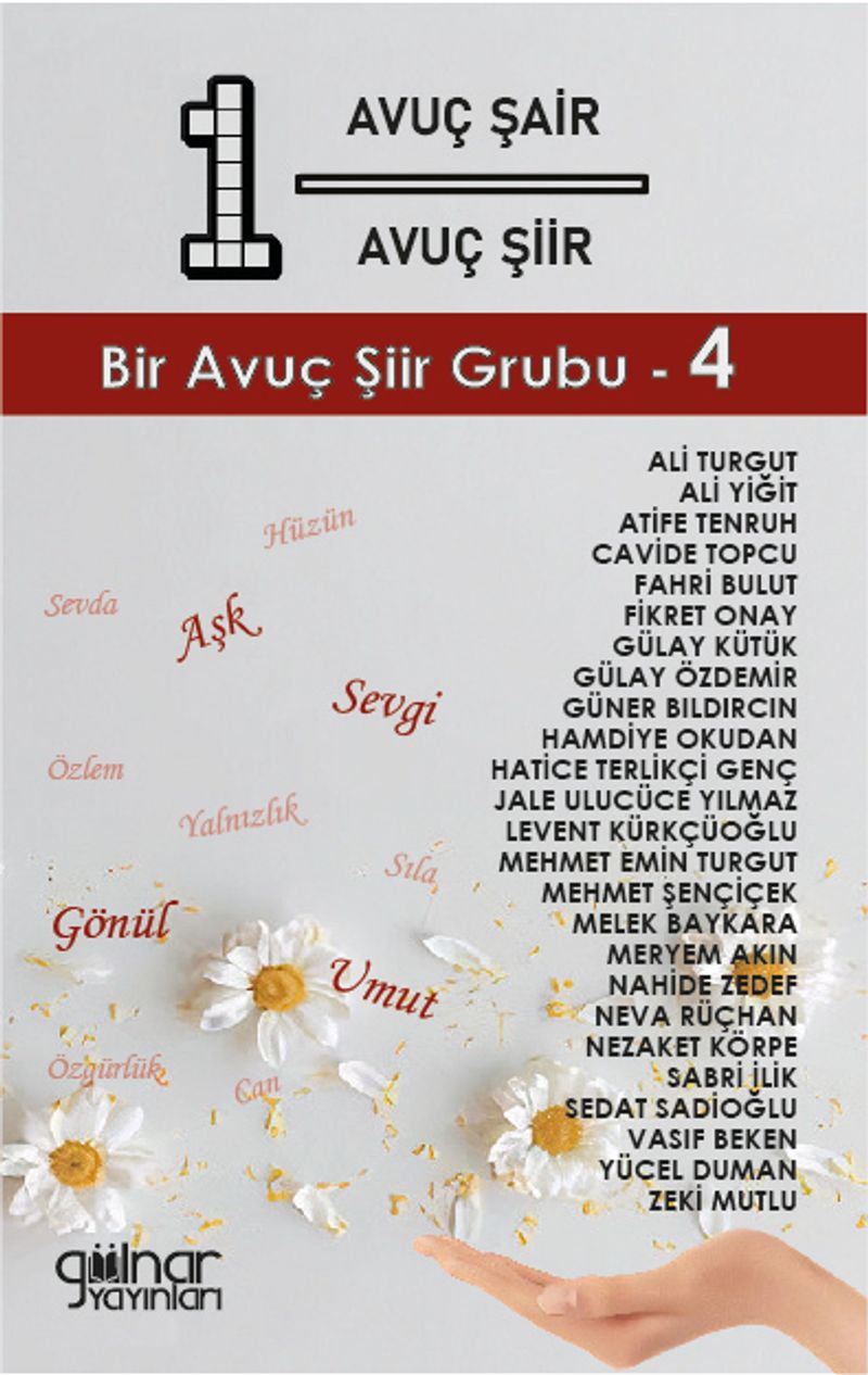 1 Avuç Şair 1 Avuç Şiir - Bir Avuç Şiir Grubu 4 kitap kapağı