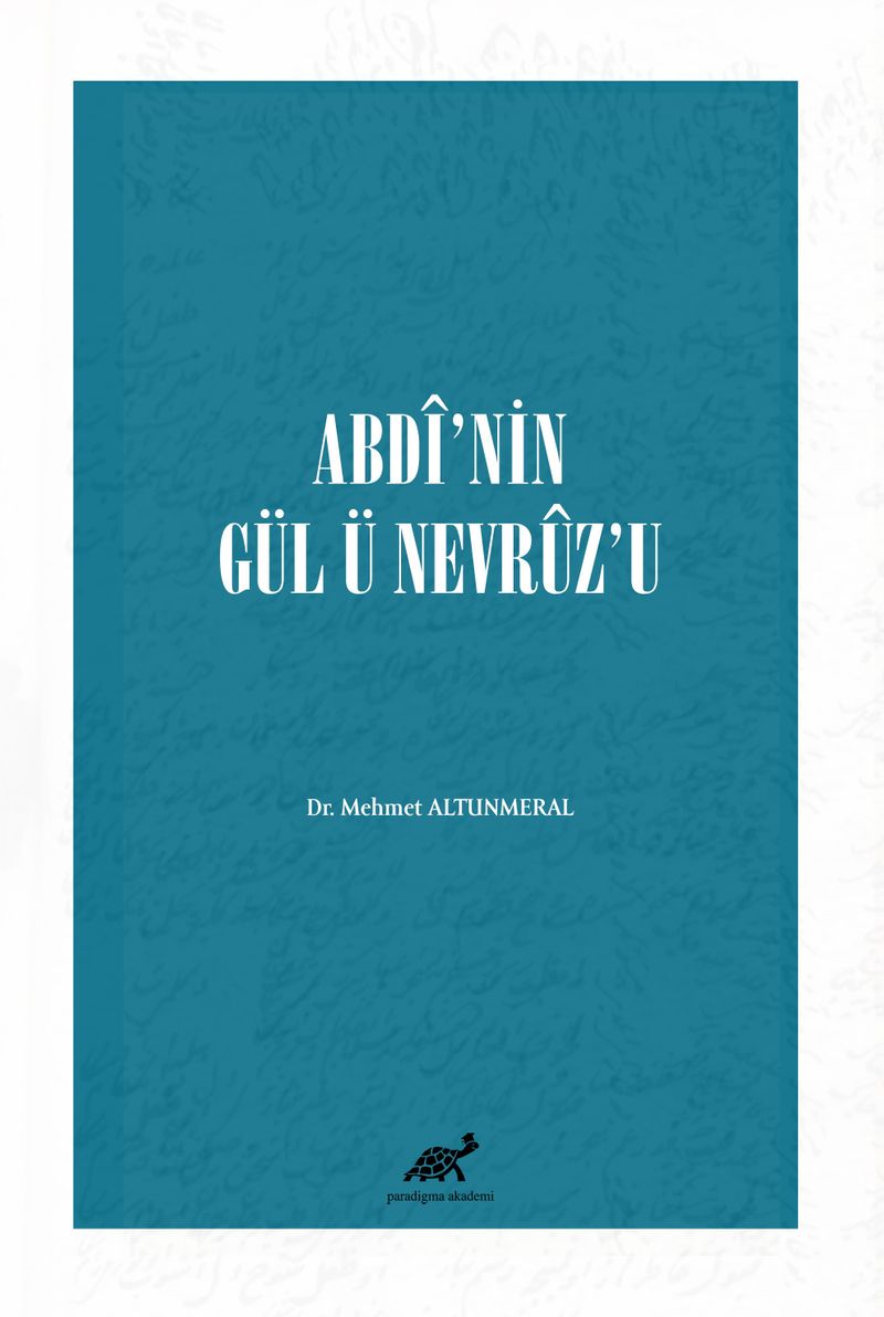 Abdî'nin Gül Ü Nevrûz'u kitap kapağı