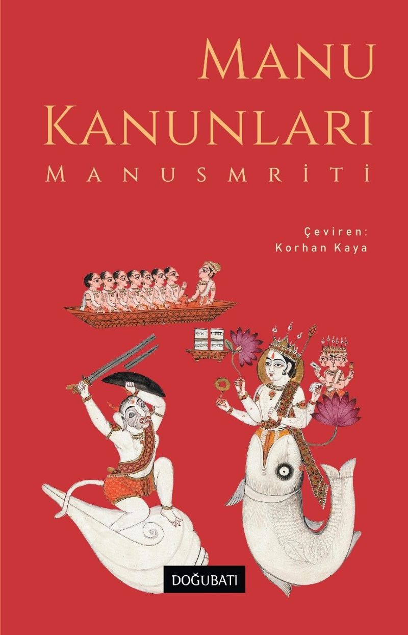 Manu Kanunları Manusmriti kitap kapağı