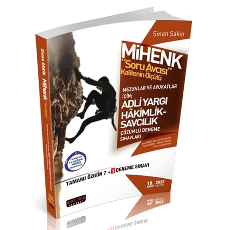 Mihenk Soru Avcısı Adli Hakimlik 7+1 Deneme Mezunlar ve Avukatlar İçin kitap kapağı