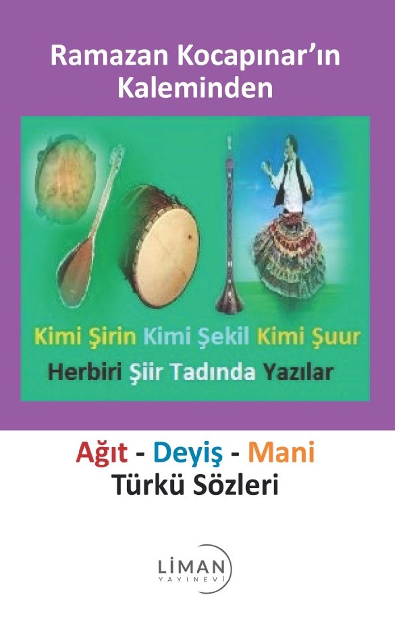 Ağıt - Deyiş - Mani Türkü Sözleri kitap kapağı