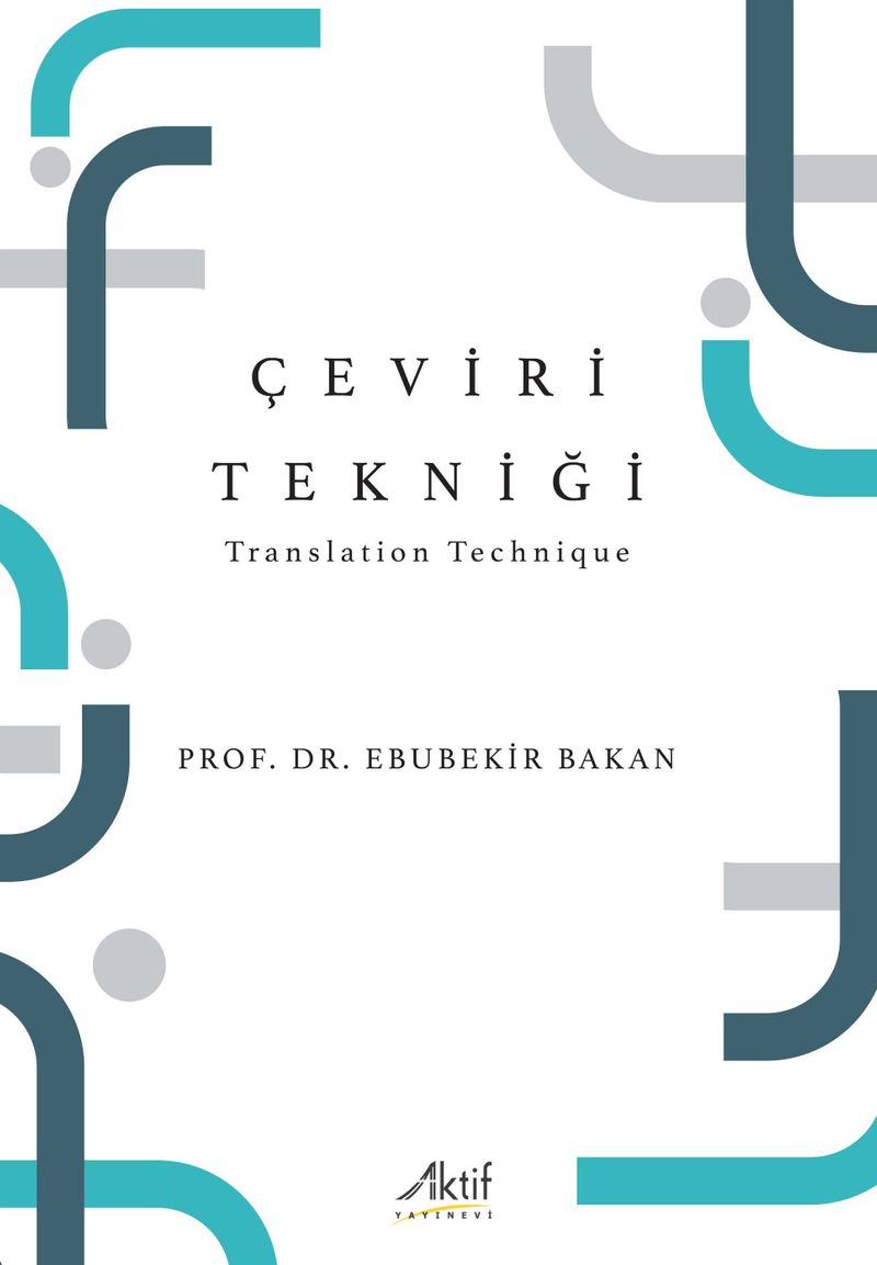 Çeviri Tekniği Translation Technique kitap kapağı