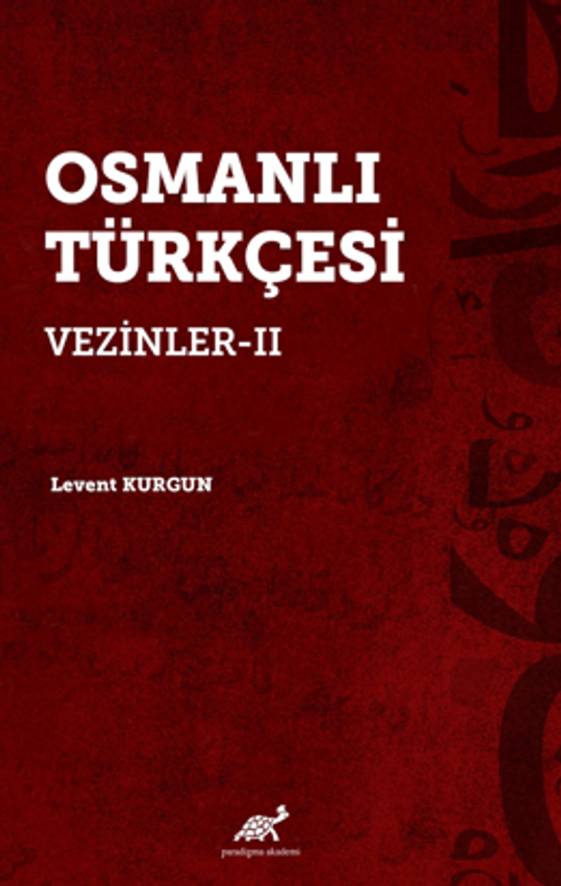 Osmanlı Türkçesi Vezinler-II kitap kapağı