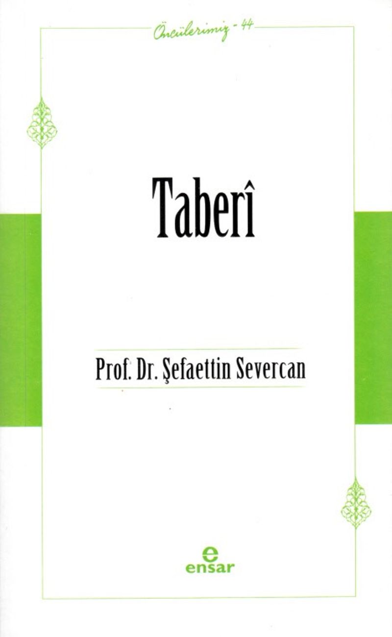 Taberî / Öncülerimiz 44 kitap kapağı