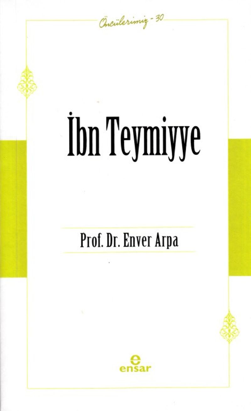 İbn Teymiyye Öncülerimiz-30 kitap kapağı