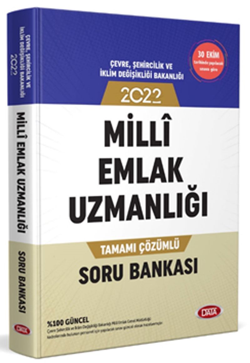 Milli Emlak Uzmanlığı Özel Sınavı Tamamı Çözümlü Soru Bankası kitap kapağı