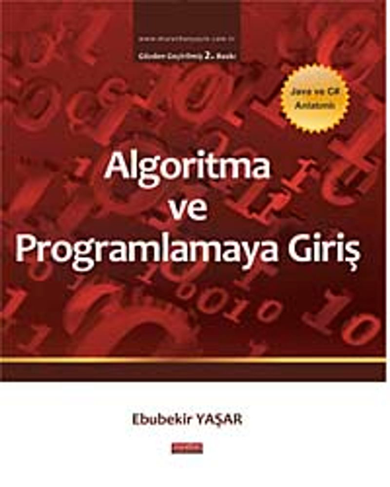 Algoritma ve Programlamaya Giriş kitap kapağı