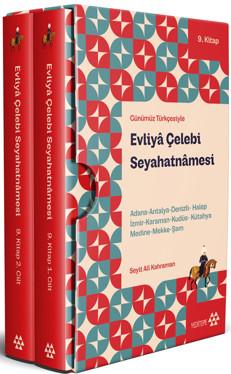 Günümüz Türkçesiyle Evliya Çelebi Seyahatnamesi 9. Kitap 2 Cilt (Kutulu) kitap kapağı