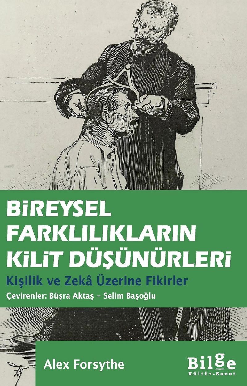Bireysel Farklılıkların Kilit Düşünürleri Kişilik Ve Zeka Üzerine Fikirler kitap kapağı