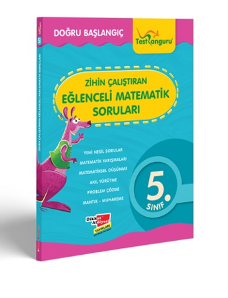 5.Sınıf Zihin Çalıştıran Eğlenceli Kanguru Matematik Soruları kitap kapağı