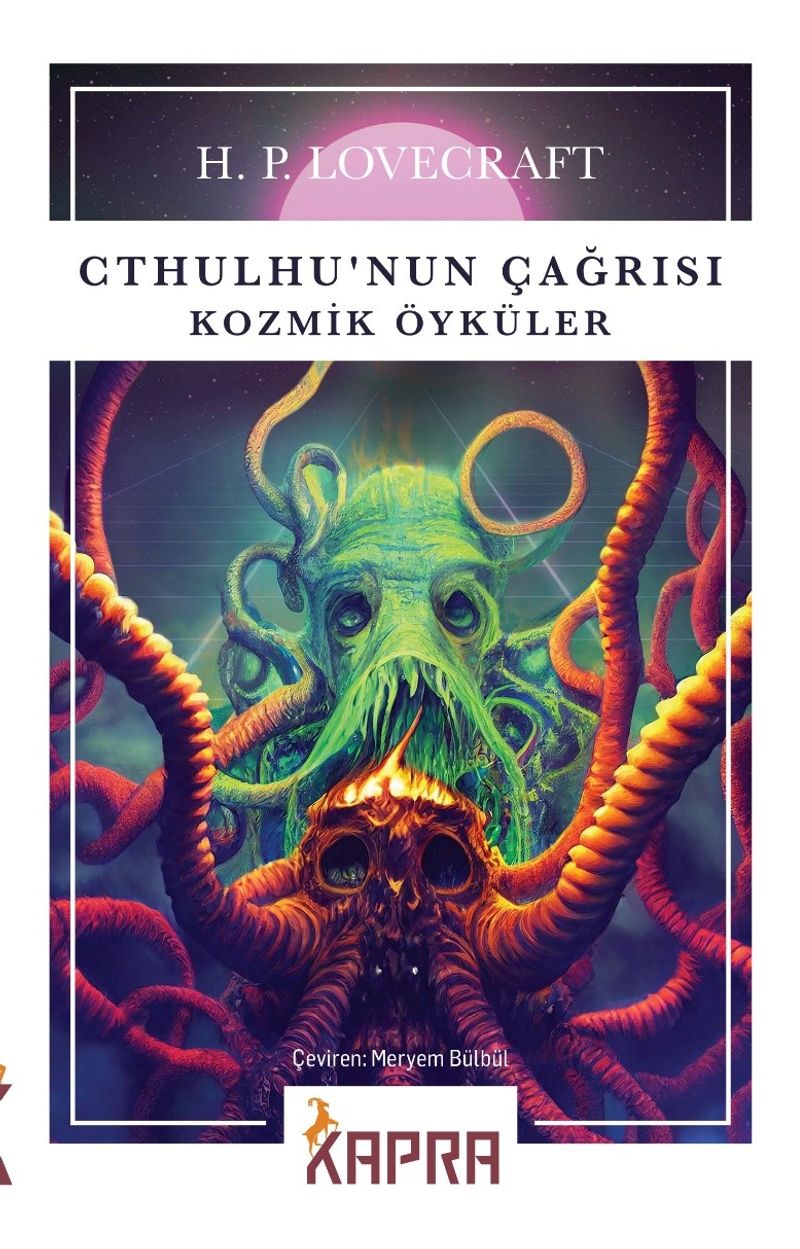 Cthulhu'nun Çağrısı Kozmik Öyküler kitap kapağı